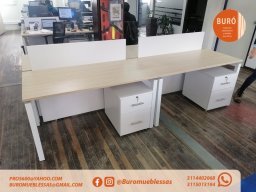 islas de trabajo mobiliario para oficina